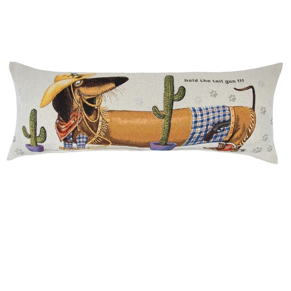 Dachshund Jacquard Pillowcase